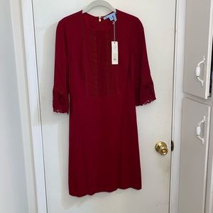 NWT Draper James Rosslyn Dress in Plum Size 2